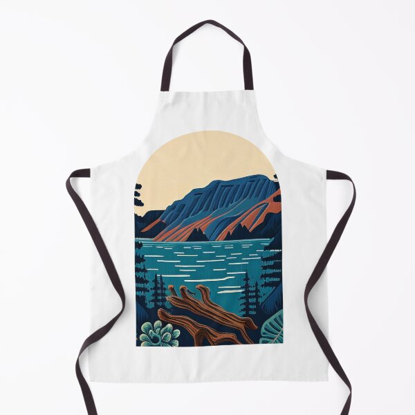 Item preview, Crater Lake National Park Scandinavian Folk Art Style Arch designed and sold by PikoApparel.
