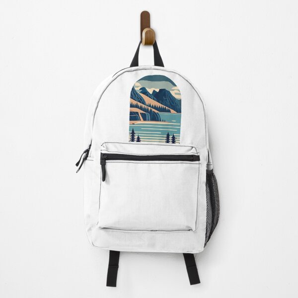 Item preview, Crater Lake National Park Scandinavian Folk Art Style Arch designed and sold by PikoApparel.