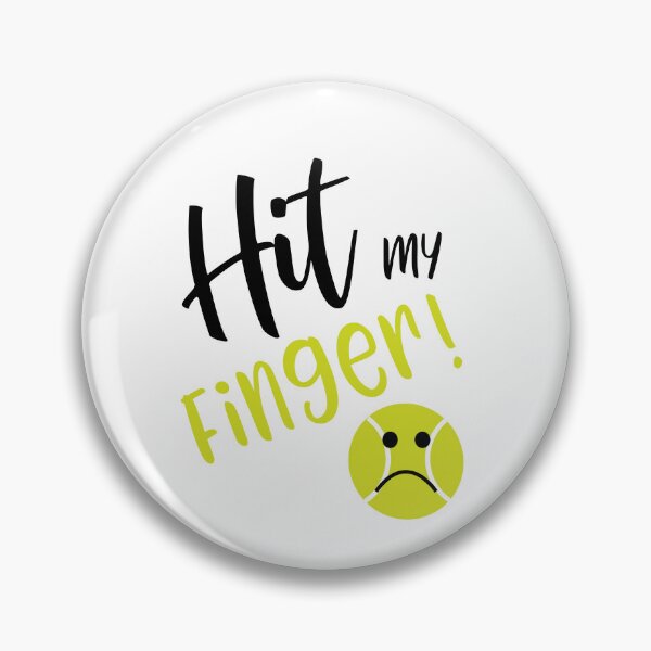 Item preview, Funny Padel Excuse Hit My Finger designed and sold by whyitsme.