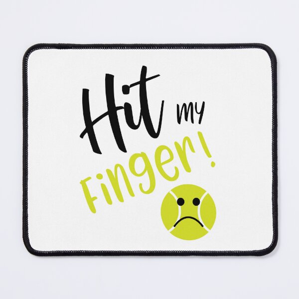Item preview, Funny Padel Excuse Hit My Finger designed and sold by whyitsme.