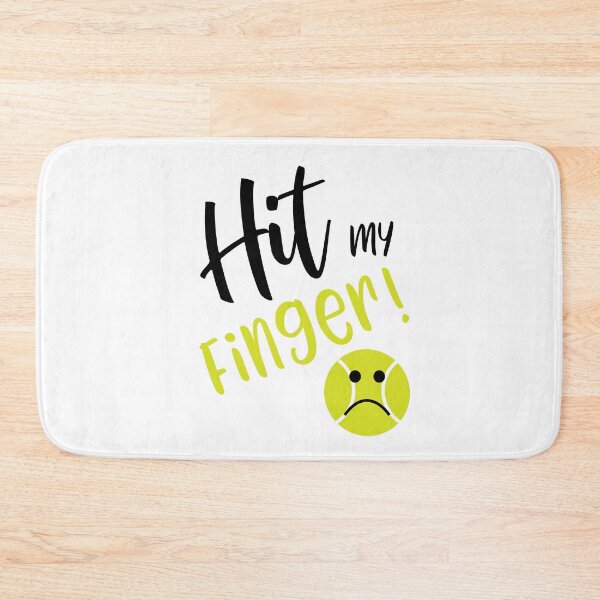Item preview, Funny Padel Excuse Hit My Finger designed and sold by whyitsme.