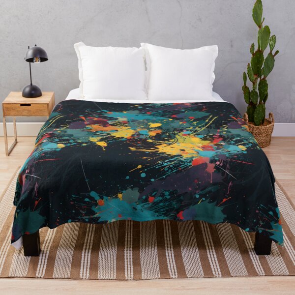 Item preview, Color Explosion Paint Splatter Pattern 9 designed and sold by OOSDesigns.