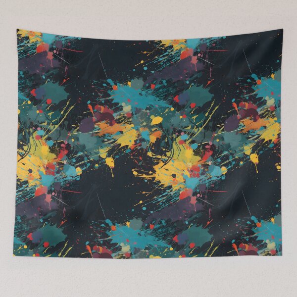 Item preview, Color Explosion Paint Splatter Pattern 9 designed and sold by OOSDesigns.