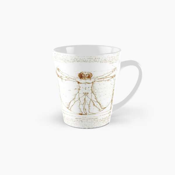 Vitruvian man, Naked man waving his arms and legs #NakedMan #LeonardodaVinci #VitruvianMan #Vitruvian Tall Mug