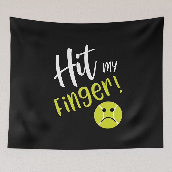 Item preview, Padel Player Excuse Hit My Finger designed and sold by whyitsme.