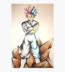 Vegito blue/black Photographic Print