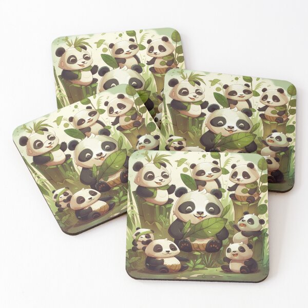 Item preview, Cute and Adorable: Panda Paradise in the Forest designed and sold by SML(Smiling Cool) PinkBubble.