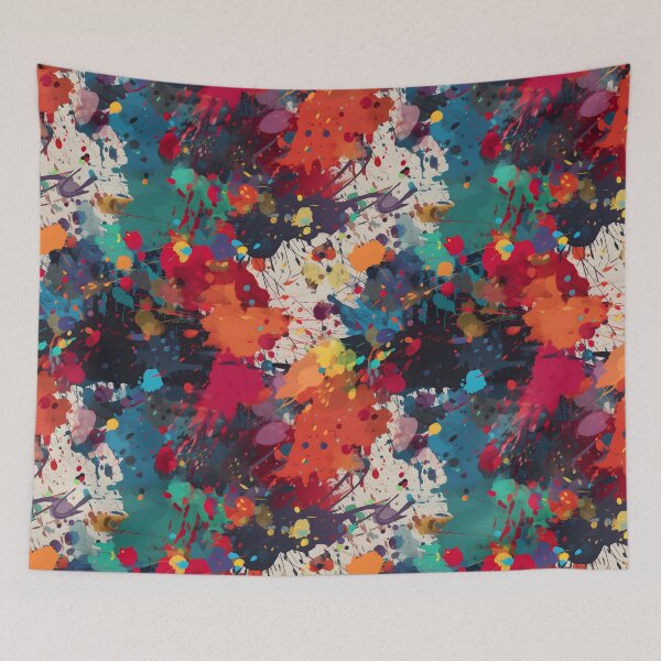 Item preview, Color Explosion Paint Splatter Pattern 10 designed and sold by OOSDesigns.