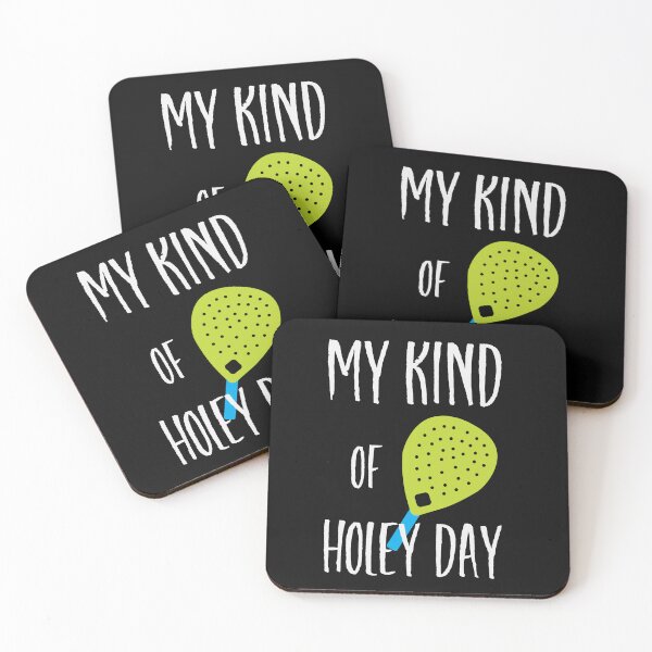 Item preview, Funny Padel Pun My Kind of Holey Day designed and sold by whyitsme.