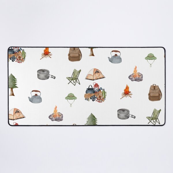 Item preview, Watercolor Camping, Hiking Collage designed and sold by silviaol.
