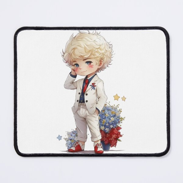 Item preview, Nice boy in flowers and suit designed and sold by kyoungwon Woo.