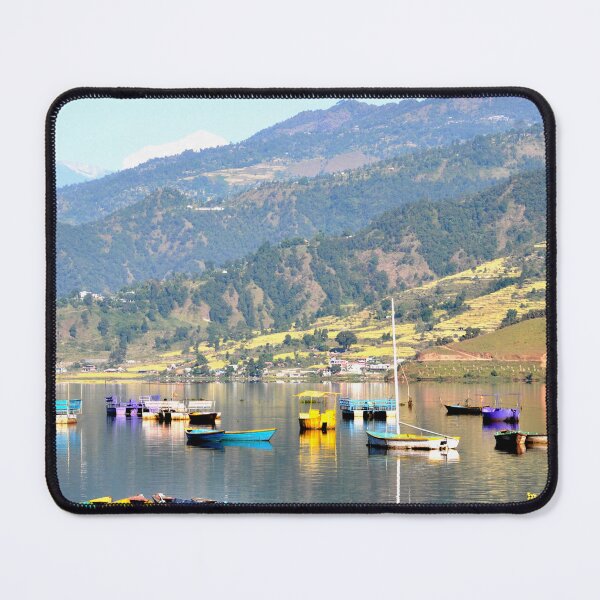 Item preview, Colorful Boats on the Waters of phewa Lake designed and sold by franck380.
