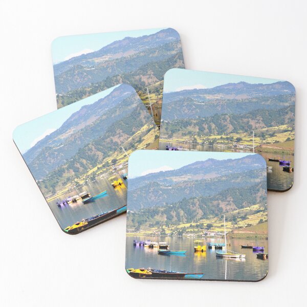 Item preview, Colorful Boats on the Waters of phewa Lake designed and sold by franck380.