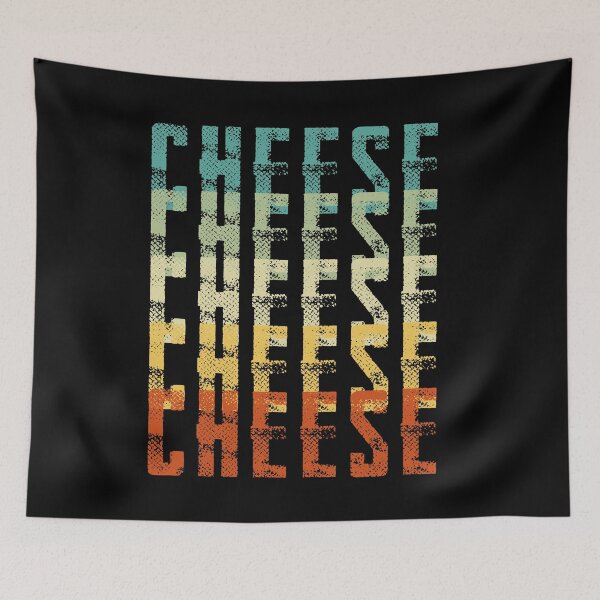 Item preview, Retro Cheese Text (Design A) designed and sold by KMGraphics99.