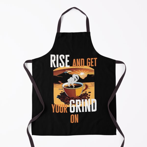 Item preview, coffee lovers saying Get Your Grind On morning inspiration slogan designed and sold by GalleryArcanum.