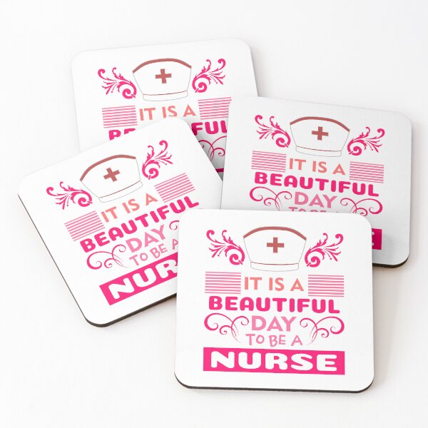 Item preview, It is a beautiful day to be a nurse - t shirt design designed and sold by bluehatgraphics.