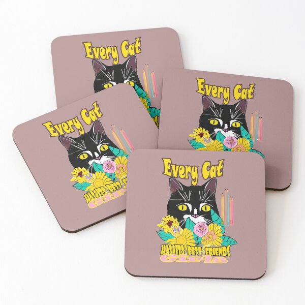 Item preview, EVERY CAT HAS ITS BEST FRIENDS GIRLS - EVERY CAT IS MY FRIEND designed and sold by Ramzadeen.