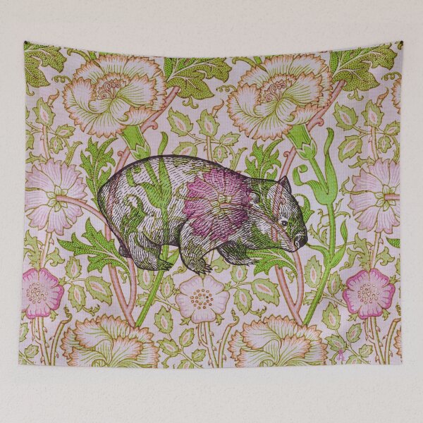 Item preview, Rossetti's Wombat in Pink and Green designed and sold by MeganSteer.