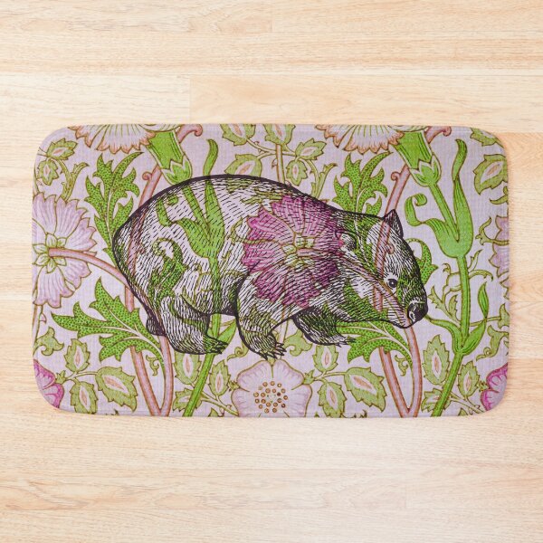 Item preview, Rossetti's Wombat in Pink and Green designed and sold by MeganSteer.