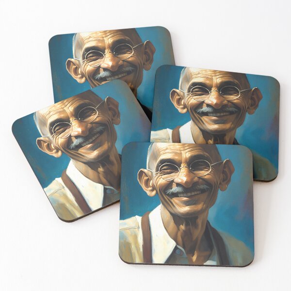 Item preview, Mahatma Gandhi, Gandhi, Gandhi Portrait, Gandhi Poster, Gandhi gift, Mahatma Gandhi gift, Mahatma Gandhi Portrait  designed and sold by zhanshi2009.
