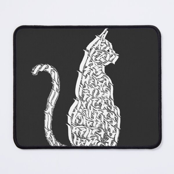 Item preview, Cat Silhouette Calligraphy designed and sold by spekolart.