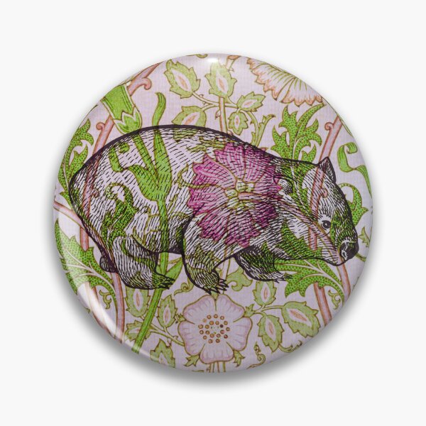 Item preview, Rossetti's Wombat in Pink and Green designed and sold by MeganSteer.
