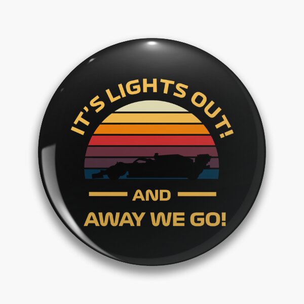 Item preview, Formula one Retro Sunset Design - It_s lights out and away we go      designed and sold by Sandaitun.