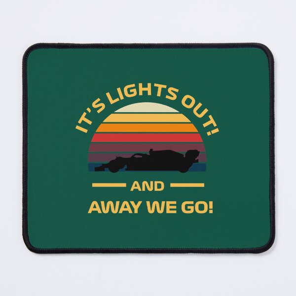 Item preview, Formula one Retro Sunset Design - It_s lights out and away we go      designed and sold by Sandaitun.