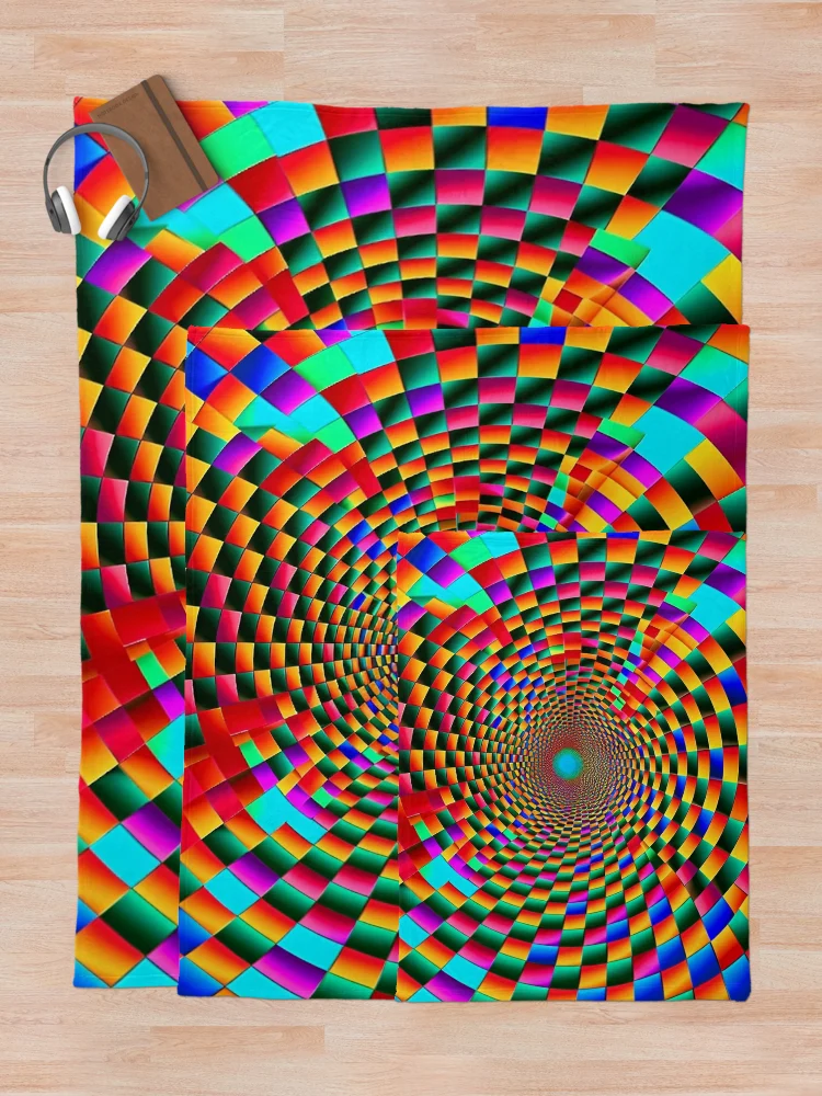 Thumbnail 5 of 6, Throw Blanket, Radiant Riot designed and sold by CustomHDPrints.
