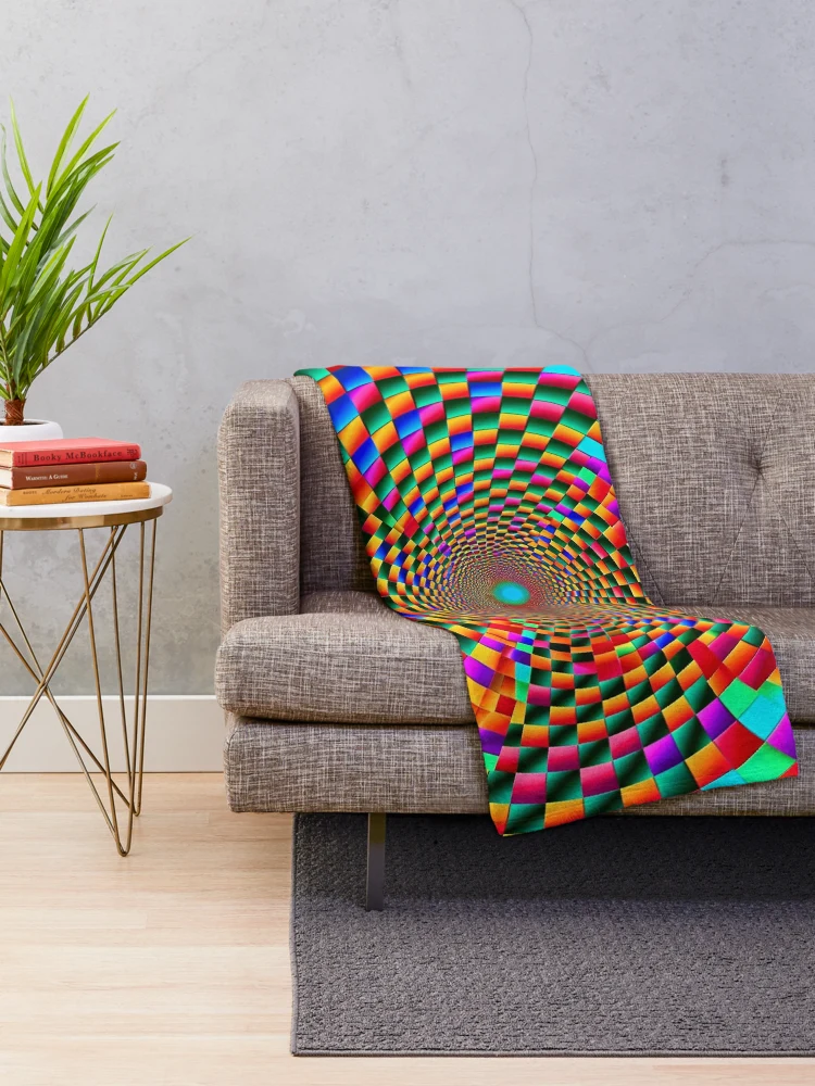 Thumbnail 2 of 6, Throw Blanket, Radiant Riot designed and sold by CustomHDPrints.