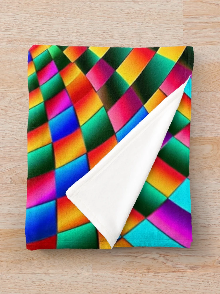 Thumbnail 3 of 6, Throw Blanket, Radiant Riot designed and sold by CustomHDPrints.
