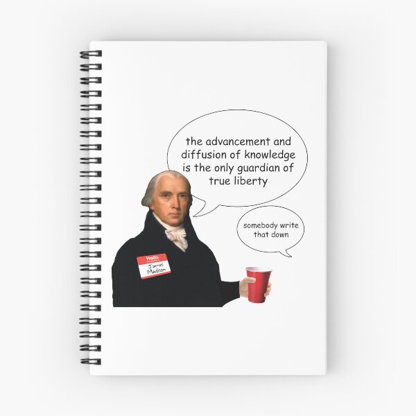 Item preview, The Only True Guardian of Liberty James Madison Quote designed and sold by PurpleMt.