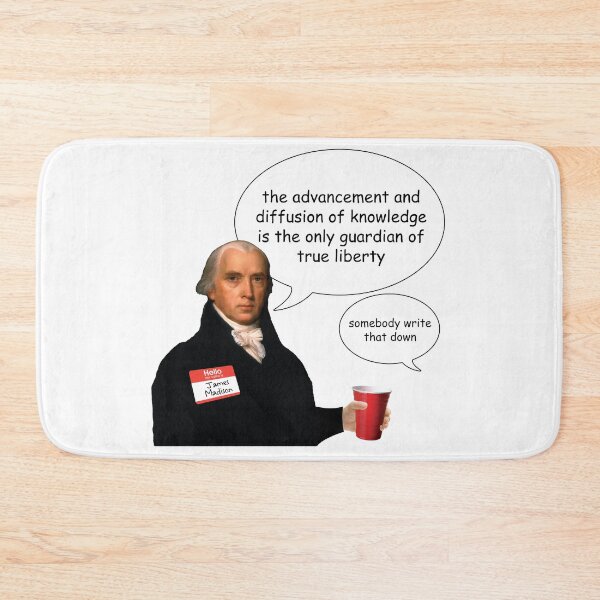 Item preview, The Only True Guardian of Liberty James Madison Quote designed and sold by PurpleMt.
