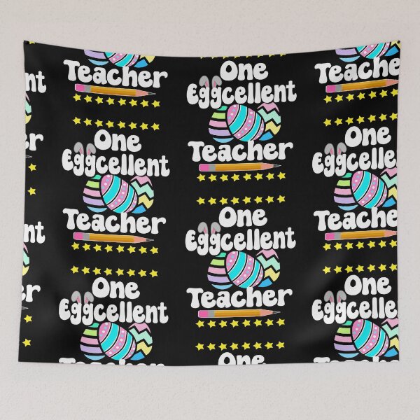 Item preview, One Eggcellent Teacher Happy Easter Egg Bunny Tutor Professor Good Friday designed and sold by FlorenciaBliss.