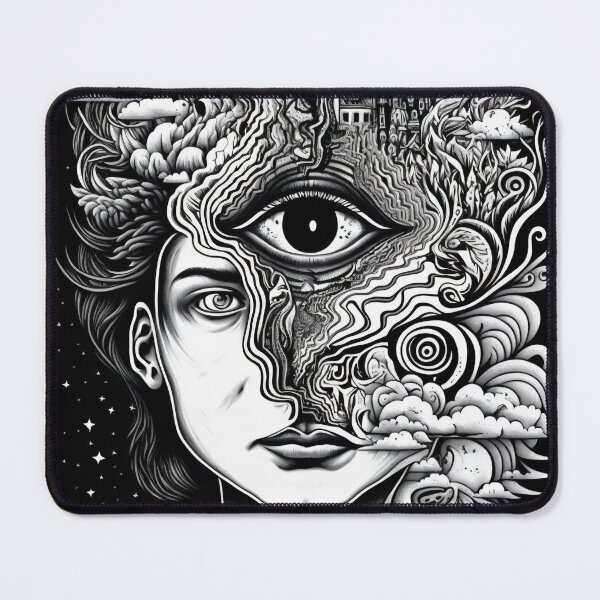 Item preview, Imagination Having Psychedelic Hallucinations designed and sold by mind-melt-er.