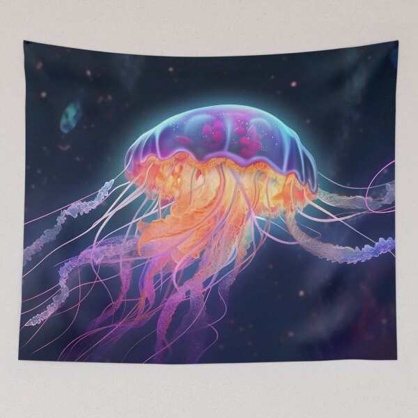 Item preview, Cosmic Jellyfish - Intergalactic Wanderer designed and sold by Digital Artifacts.