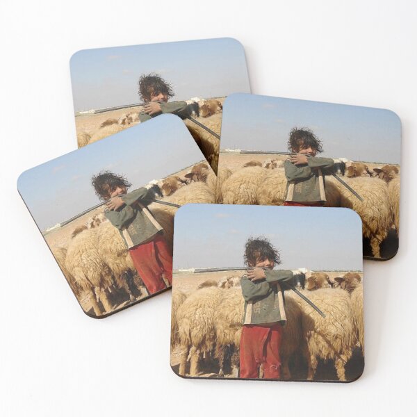 Item preview, From the harshness of life A child herding sheep designed and sold by  Bride of the desert.