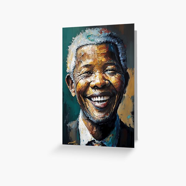 Nelson Mandela Canvas Artwork by Professor Foolscap