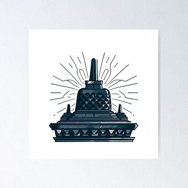 Borobudur Posters for Sale | Redbubble
