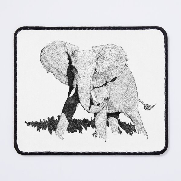 Item preview, Stippled Elephant designed and sold by TJDraws.