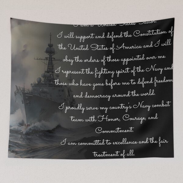 Item preview, Sailors Creed, US Navy, Navy, Navy Poster, US Sailor designed and sold by zhanshi2009.