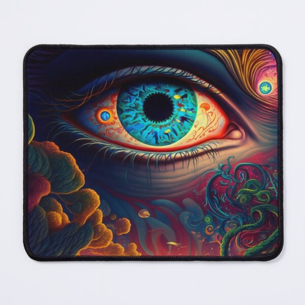 Item preview, Psychedelic Eye In The Sky designed and sold by mind-melt-er.