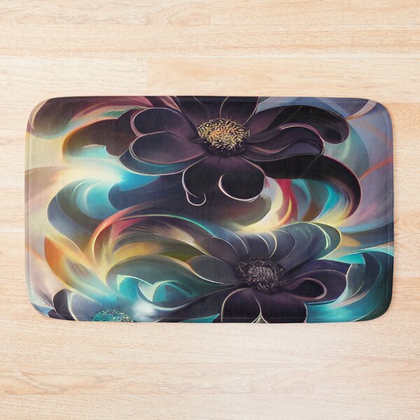 Item preview, Purple Black Flowers with Glowing Internal Light designed and sold by deniselynnimage.