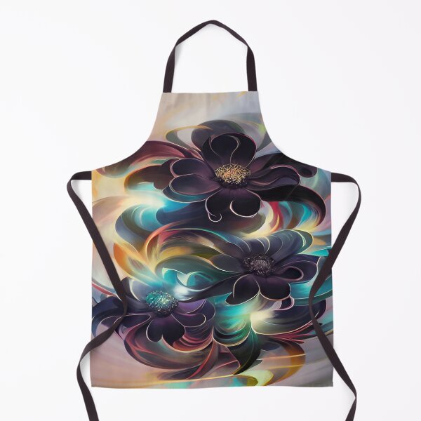 Item preview, Purple Black Flowers with Glowing Internal Light designed and sold by deniselynnimage.
