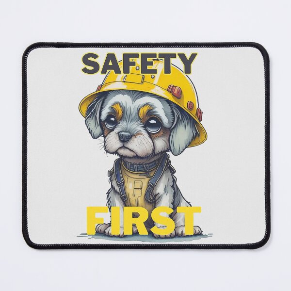 Item preview, hardhat-wearing Dog - Safety first designed and sold by palpadin.