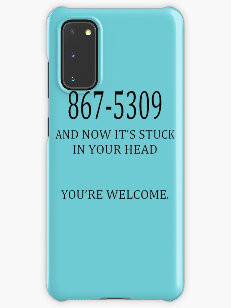 Jenny S Number Case Skin For Samsung Galaxy By Buymytees Redbubble