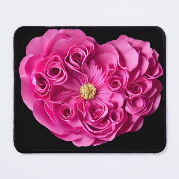 Aperçu de l'œuvre coeur de rose  créée et vendue par Big-Bil.