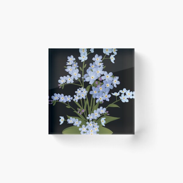 Item preview, Forget Me Not Flower designed and sold by MY HAPPY PLACE .
