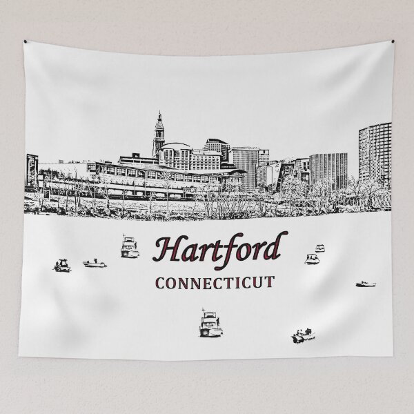 Item preview, Hartford, Connecticut - Beautiful Hartford Skyline & Conecticut River designed and sold by leemcnut.