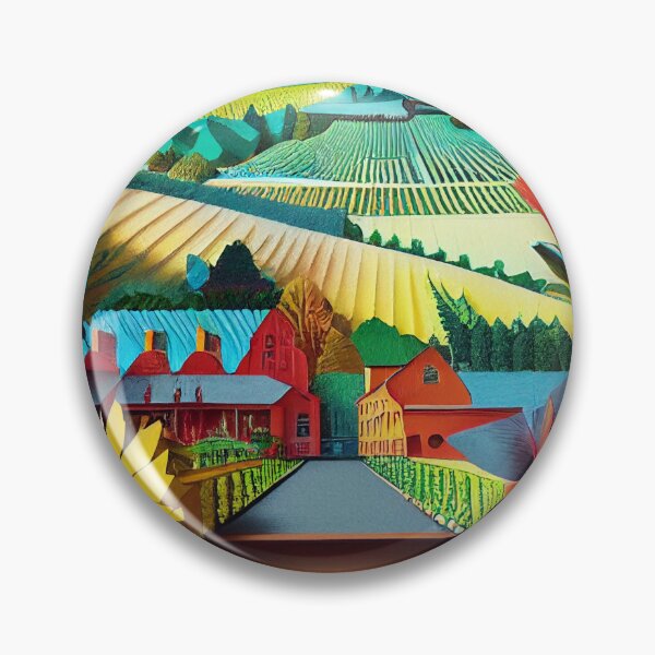 Item preview, Napa agriculture paper craft print designed and sold by B.B. Knolls.